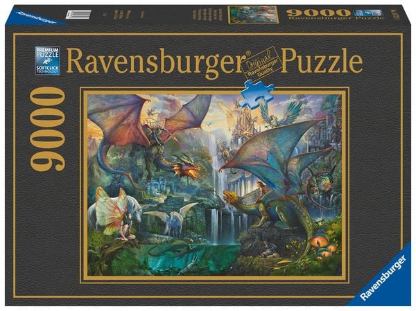 Produktbild: Erwachsenenpuzzle 9000 Teile - Zauberhafter Drachenwald