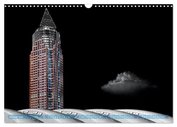 Produktbild: MAINHATTEN architektur kunst (Wandkalender 2026 DIN A3 quer), CALVENDO Monatskalender