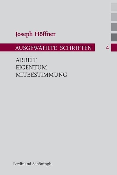 Produktbild: Arbeit - Eigentum - Mitbestimmung