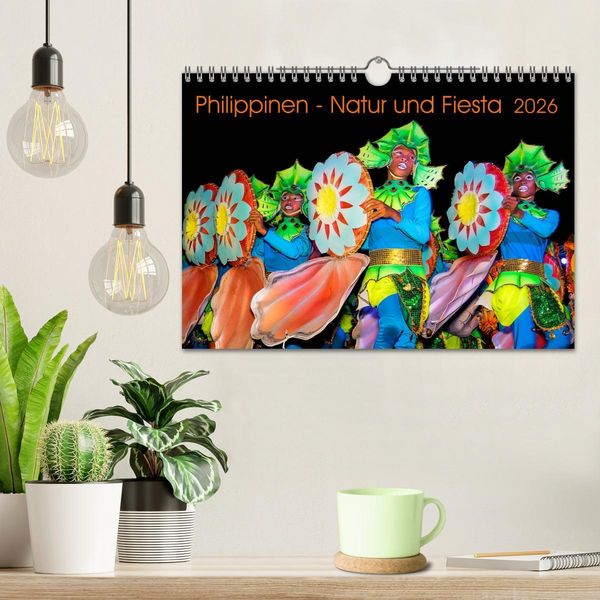 Produktbild: Philippinen - Natur und Fiesta (Wandkalender 2026 DIN A4 quer), CALVENDO Monatskalender