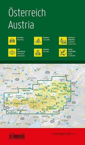 Produktbild: Freytag & berndt Autoatlas &Ouml;sterreich 1:150.000