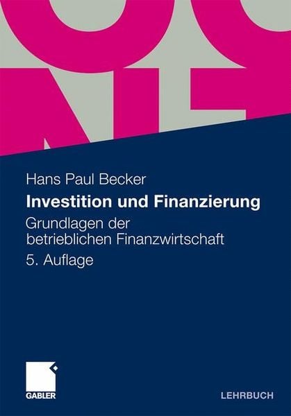 Produktbild: Investition und Finanzierung