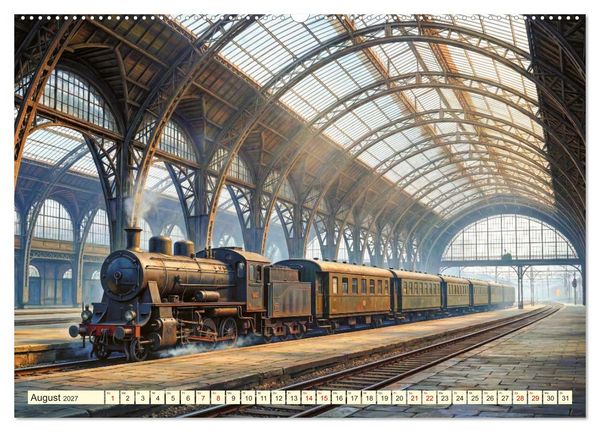 Produktbild: Nostalgisch auf Reisen (Wandkalender 2027 DIN A2 quer), CALVENDO Monatskalender