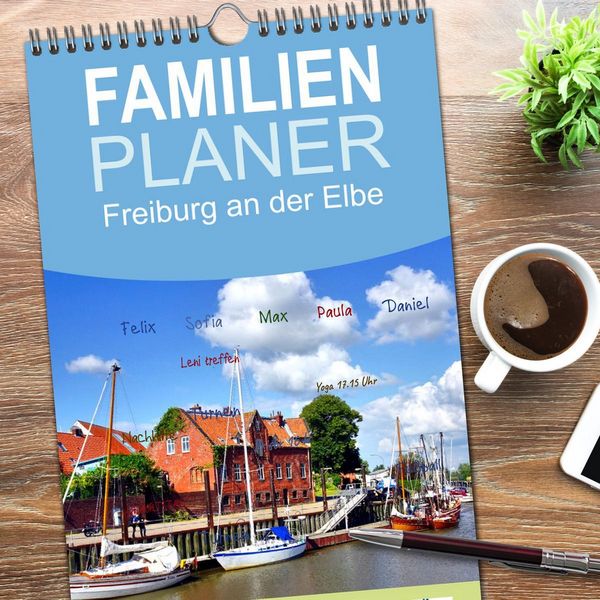 Produktbild: Familienplaner 2026 - Freiburg an der Elbe mit 5 Spalten (Wandkalender, 21 x 45 cm) CALVENDO