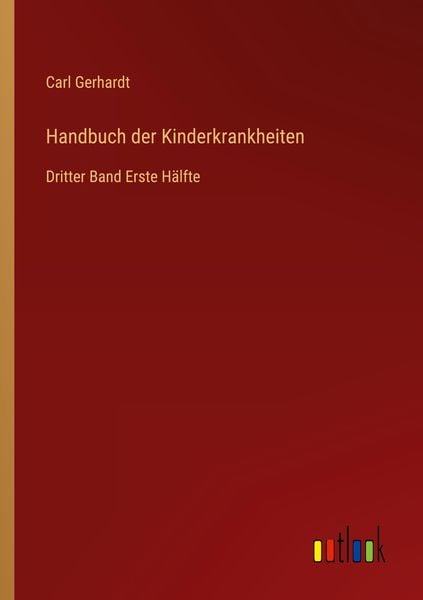 Produktbild: Handbuch der Kinderkrankheiten