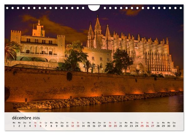 Produktbild: Majorque - Une &icirc;le &agrave; couper le souffle en M&eacute;diterran&eacute;e (Calendrier mural 2026 DIN A4 vertical), CALVENDO calendrier mensuel