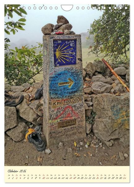 Produktbild: Buen Camino - Auf dem Jakobsweg - Camino Franc&eacute;s (Wandkalender 2026 DIN A4 hoch), CALVENDO Monatskalender