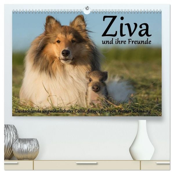 Produktbild: Ziva und ihre Freunde (hochwertiger Premium Wandkalender 2026 DIN A2 quer), Kunstdruck in Hochglanz