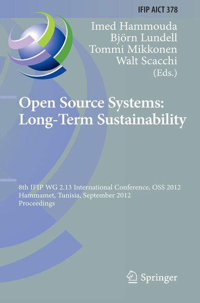 Produktbild: Open Source Systems: Long-Term Sustainability