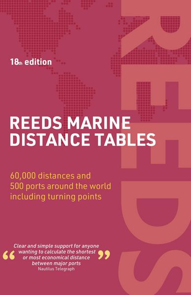 Produktbild: Reeds Marine Distance Tables 18th edition