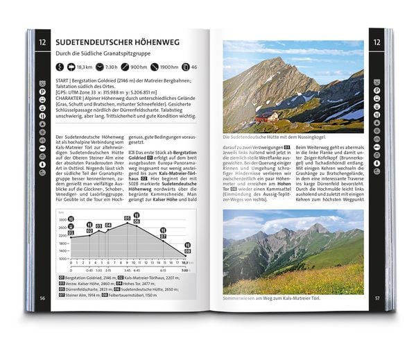 Produktbild: KOMPASS Wanderf&uuml;hrer Osttirol, Venediger- und Glocknergruppe, Defereggental, Lienzer Dolomiten, 50 Touren mit Extra-Tourenkarte
