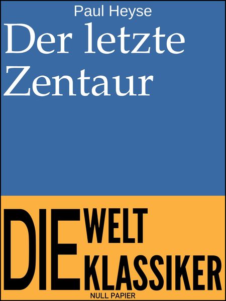 Produktbild: Der letzte Zentaur