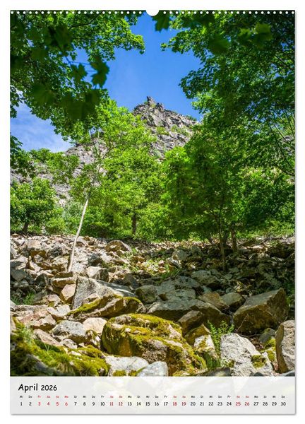 Produktbild: Das Bodetal - Der Grand Canyon des Ostens (hochwertiger Premium Wandkalender 2026 DIN A2 hoch), Kunstdruck in Hochglanz