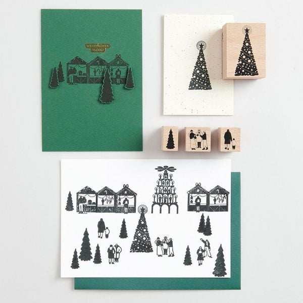 Produktbild: Stempelset Weihnachtsmarkt