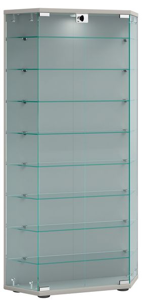 Holz Glas Stand Vitrine Sammelvitrine Cenila XL