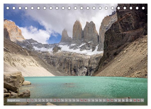 Produktbild: Chile - S&uuml;damerikas Geheimtipp im Farbrausch (Tischkalender 2026 DIN A5 quer), CALVENDO Monatskalender