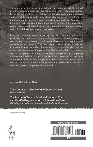 Produktbild: Non-State Actors in International Law