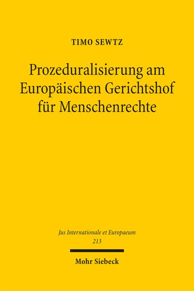 Produktbild: Prozeduralisierung am Europ&auml;ischen Gerichtshof f&uuml;r Menschenrechte