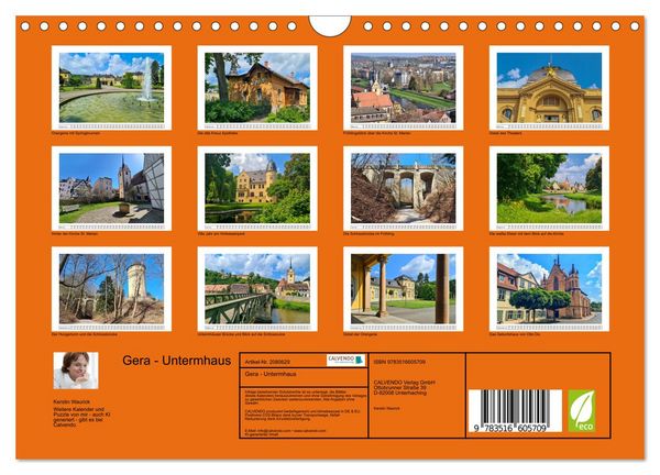 Produktbild: Gera - Untermhaus (Wandkalender 2026 DIN A4 quer), CALVENDO Monatskalender