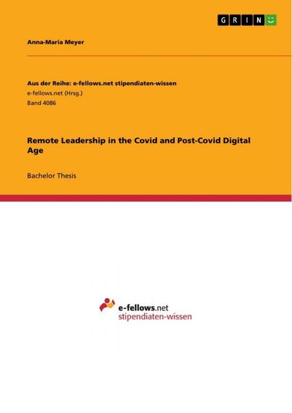 Produktbild: Remote Leadership in the Covid and Post-Covid Digital Age