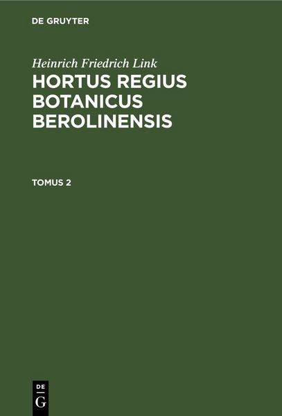 Produktbild: Hortus Regius Botanicus Berolinensis. Tomus 2