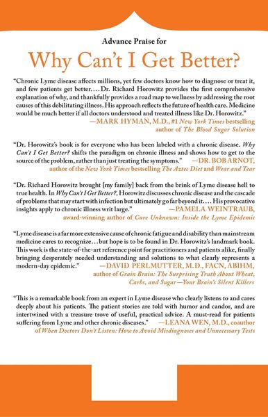 Produktbild: Horowitz, R: Why Can't I Get Better? Solving the Mystery of