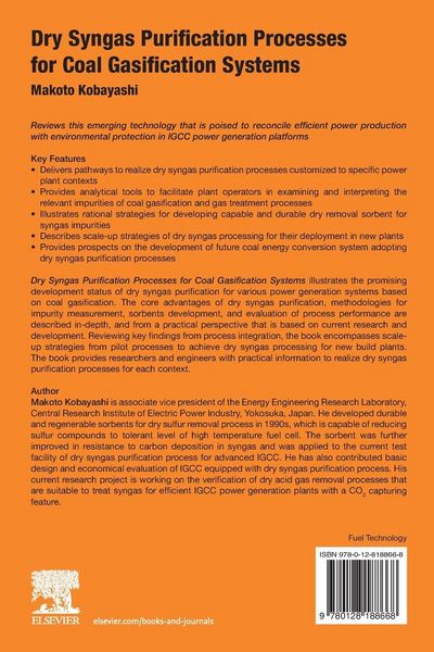 Produktbild: Dry Syngas Purification Processes for Coal Gasification Systems