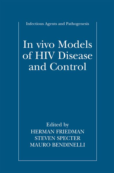 Produktbild: In vivo Models of HIV Disease and Control
