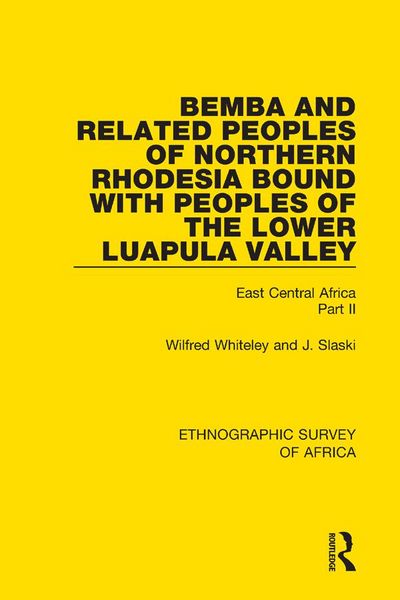 Produktbild: Bemba and Related Peoples of Northern Rhodesia bound with Peoples of the Lower Luapula Valley