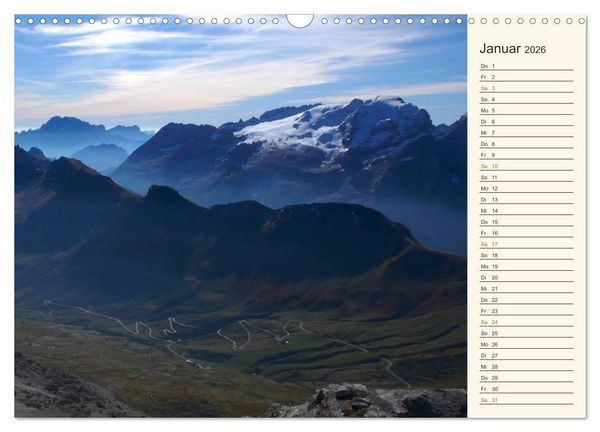 Produktbild: Weltnaturerbe DOLOMITEN (Wandkalender 2026 DIN A3 quer), CALVENDO Monatskalender