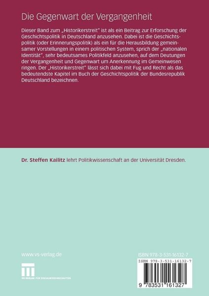 Produktbild: Die Gegenwart der Vergangenheit