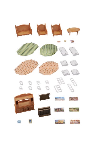 Produktbild: Sylvanian Families 5339 - Landhaus Wohnzimmer