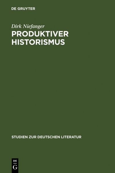 Produktbild: Produktiver Historismus