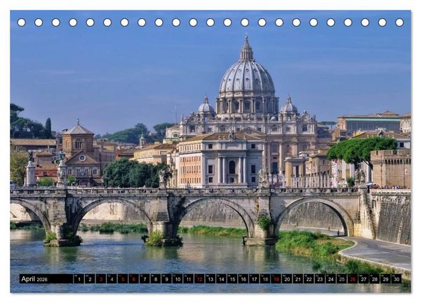 Produktbild: Italia (Tischkalender 2026 DIN A5 quer), CALVENDO Monatskalender