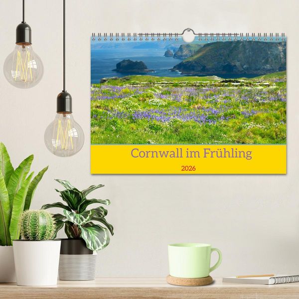Produktbild: Cornwall im Fr&uuml;hling (Wandkalender 2026 DIN A4 quer), CALVENDO Monatskalender