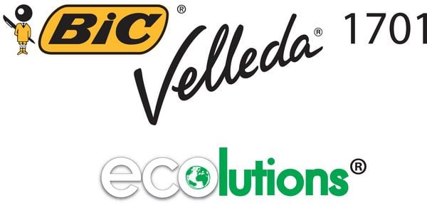 Produktbild: BIC Whiteboard Marker Velleda 1701 ECOlutions 4er Set