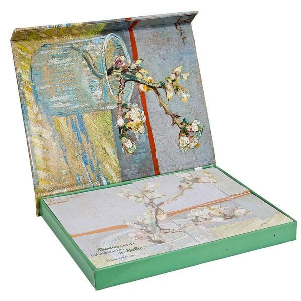 Produktbild: Notizzettelbox Vincent van Gogh 'Mandelzweig'