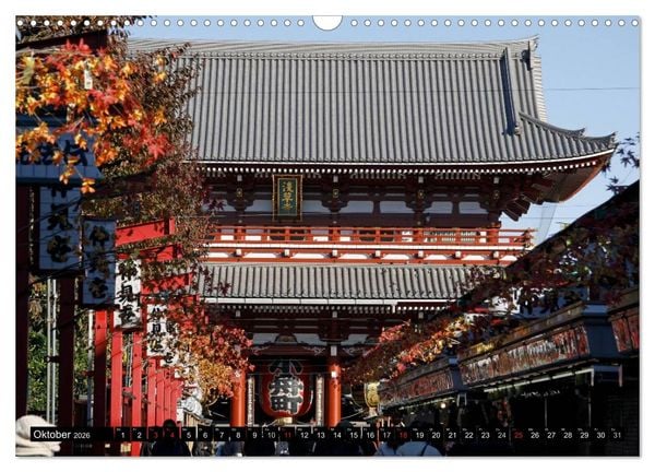 Produktbild: Tempel, Schreine und Burgen Japans (Wandkalender 2026 DIN A3 quer), CALVENDO Monatskalender