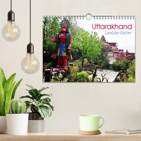 Produktbild: Uttarakhand &ndash; Land der G&ouml;tter (Wandkalender 2026 DIN A4 quer), CALVENDO Monatskalender