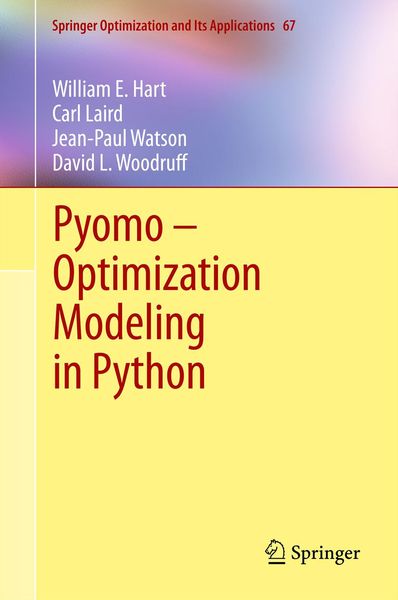Produktbild: Pyomo &ndash; Optimization Modeling in Python