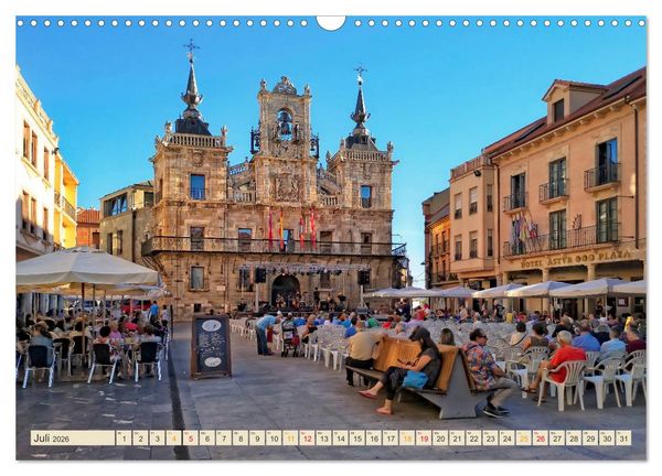Produktbild: Buen Camino - pilgern auf dem Jakobsweg - Camino Franc&eacute;s (Wandkalender 2026 DIN A3 quer), CALVENDO Monatskalender