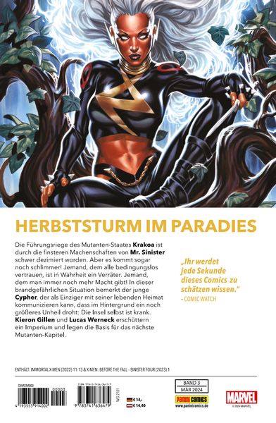Produktbild: Die unsterblichen X-Men