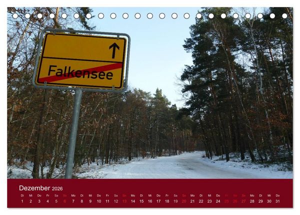 Produktbild: Falkensee - Das Tor zum Havelland (Tischkalender 2026 DIN A5 quer), CALVENDO Monatskalender