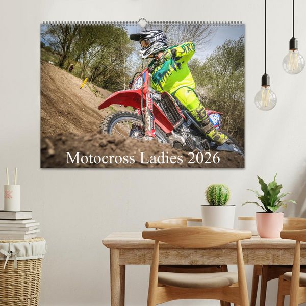 Produktbild: Motocross Ladies 2026 (Wandkalender 2026 DIN A2 quer), CALVENDO Monatskalender