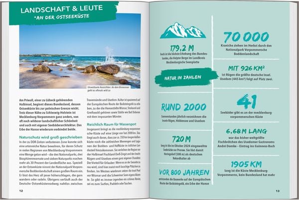 Produktbild: MARCO POLO OUTDOOR GUIDE Reisef&uuml;hrer Ostseek&uuml;ste Mecklenburg-Vorpommern