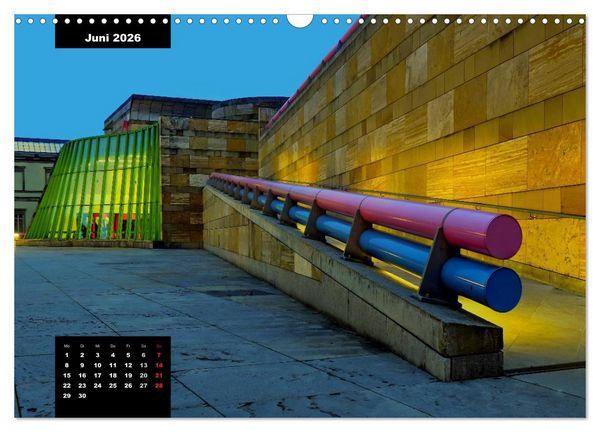 Produktbild: City Lights - Lichter der Nacht (Wandkalender 2026 DIN A3 quer), CALVENDO Monatskalender
