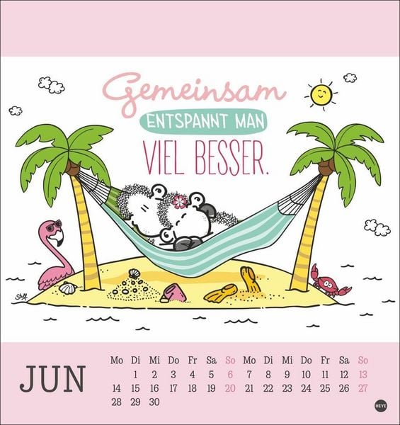 Produktbild: sheepworld Postkartenkalender 2027