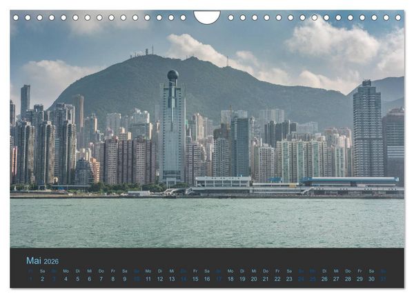 Produktbild: Hong Kong - Skylines (Wandkalender 2026 DIN A4 quer), CALVENDO Monatskalender