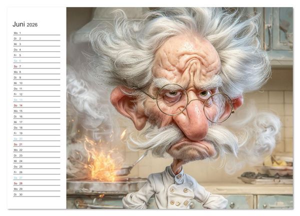 Produktbild: Arbeiten bis der Rollator funkt! (hochwertiger Premium Wandkalender 2026 DIN A2 quer), Kunstdruck in Hochglanz