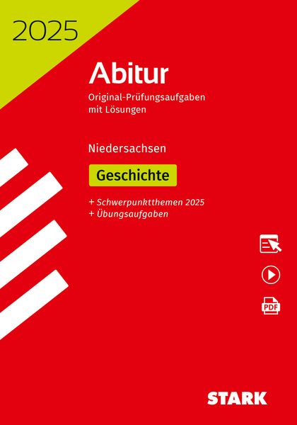 Produktbild: STARK Abiturpr&uuml;fung Niedersachsen 2025 - Geschichte GA/EA